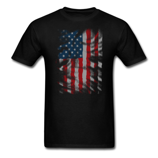 American Flag Unisex Classic T-Shirt - black / S