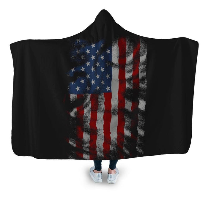 American Line Hooded Blanket - Adult / Premium Sherpa