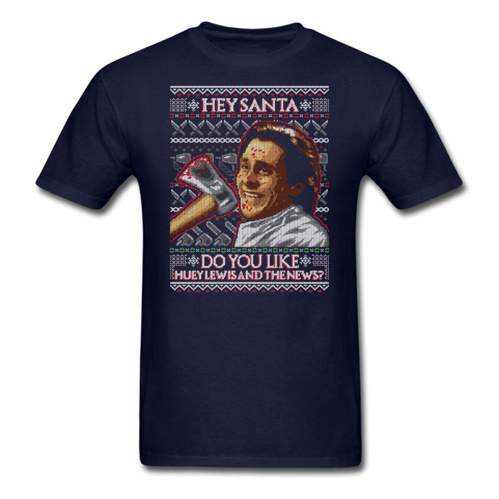 American Psycho Ugly Sweater Design Unisex Classic T-Shirt - navy / S