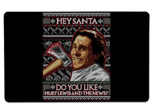 American Psycho Ugly Sweater Large Mouse Pad
