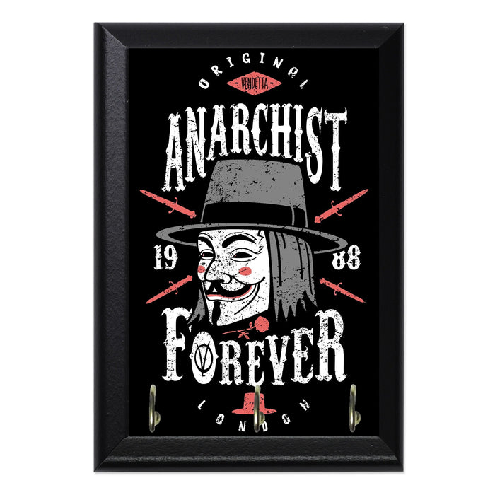 Anarchist Forever Key Hanging Wall Plaque - 8 x 6 / Yes
