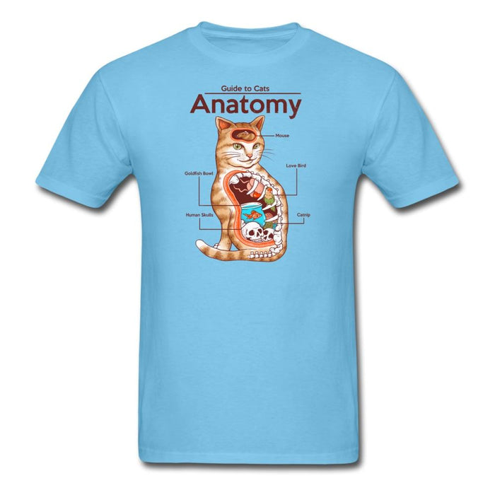 Anatomy of a Cat Unisex Classic T-Shirt - aquatic blue / S