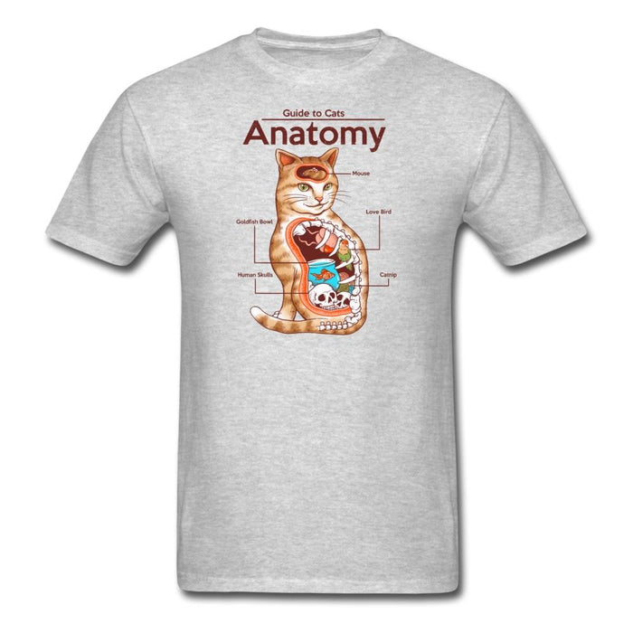 Anatomy of a Cat Unisex Classic T-Shirt - heather gray / S