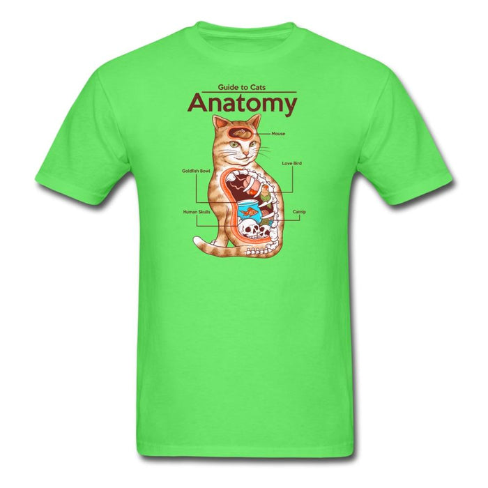 Anatomy of a Cat Unisex Classic T-Shirt - kiwi / S