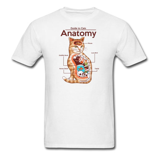 Anatomy of a Cat Unisex Classic T-Shirt - white / S