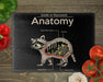 Anatomy Of A Raccoon Cutting Board