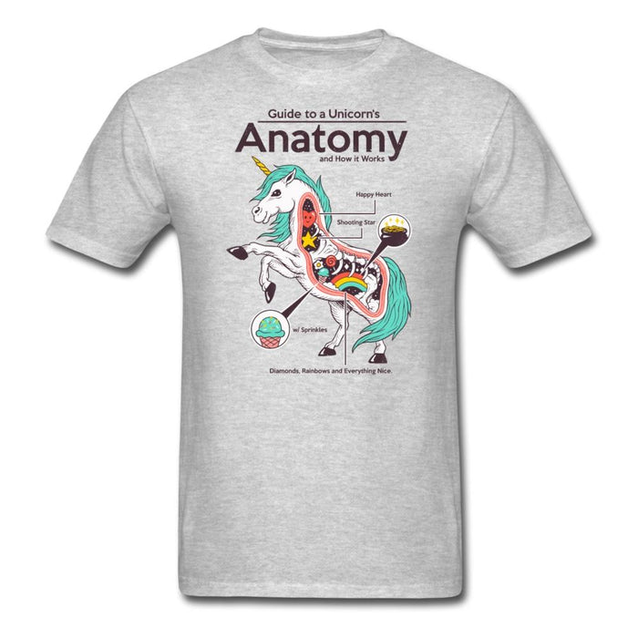 Anatomy of a Unicorn Unisex Classic T-Shirt - heather gray / S