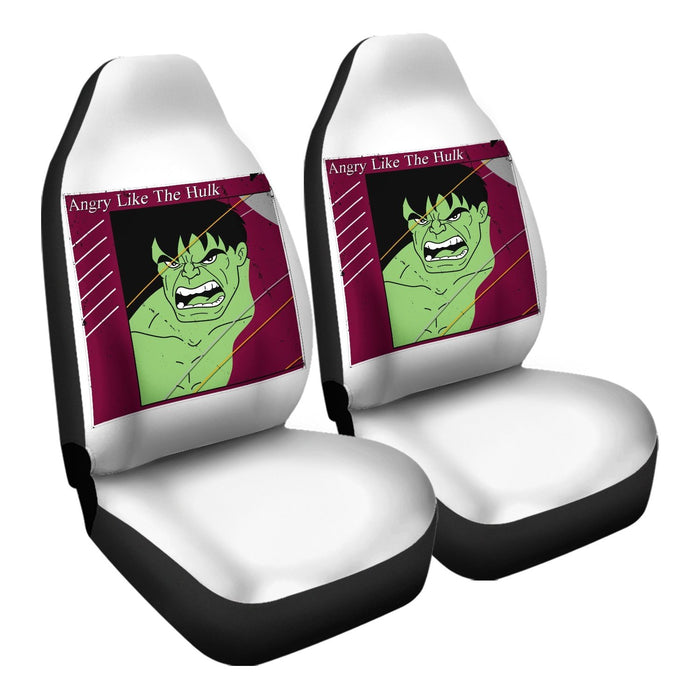 angry like the hulk Car Seat Covers - One size