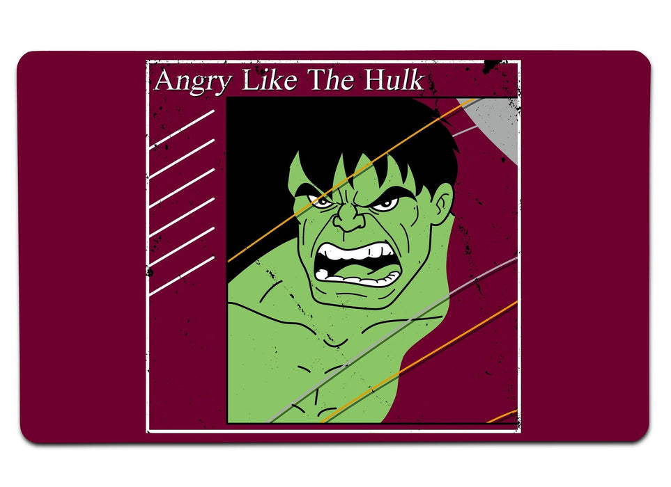 Angry Like The Hulk Large Mouse Pad