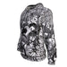 Anime Ahegao Black and White All Over Print Hoodie