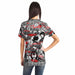 Anime Ahegao Red and Black All Over Print T-Shirt