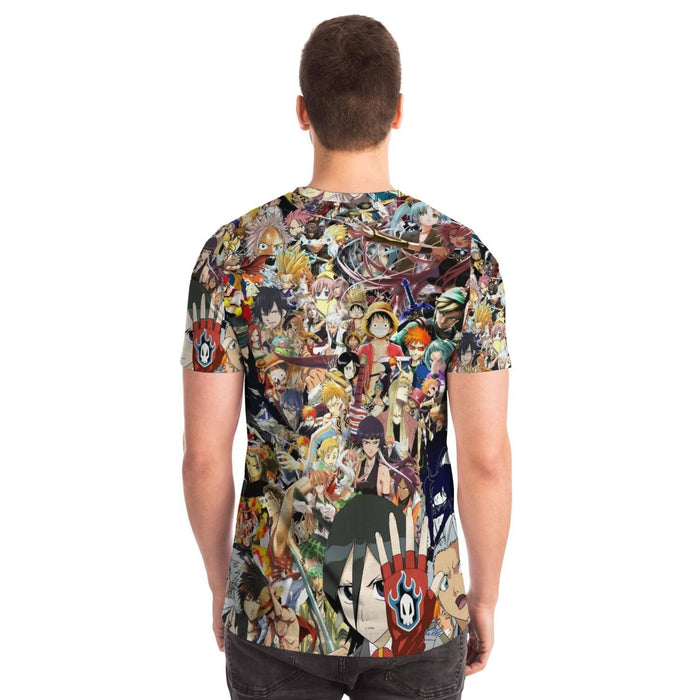 Anime Collage All Over Print Unisex T-Shirt