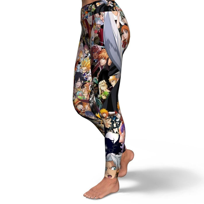 Anime Collage All Over Print Yoga Leggings