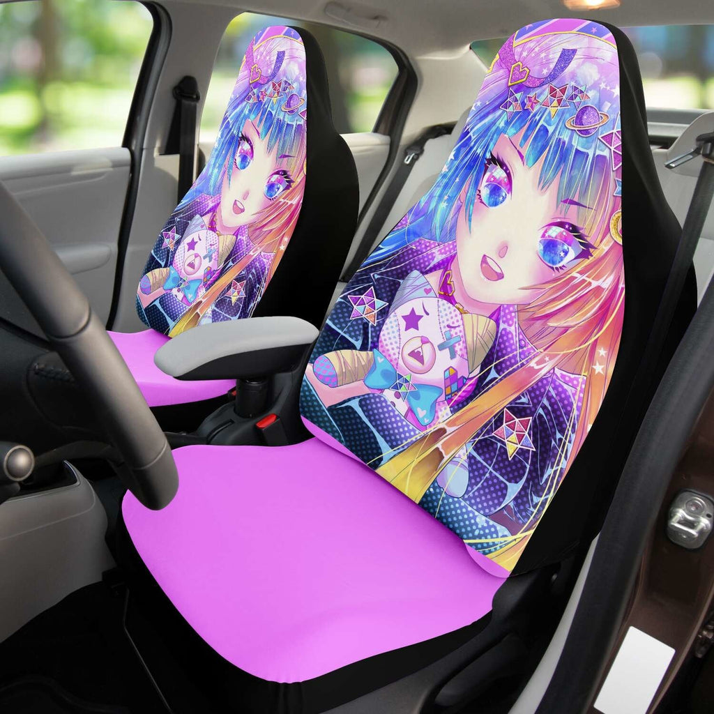 Anime Kawaii Girl Car Seat Covers