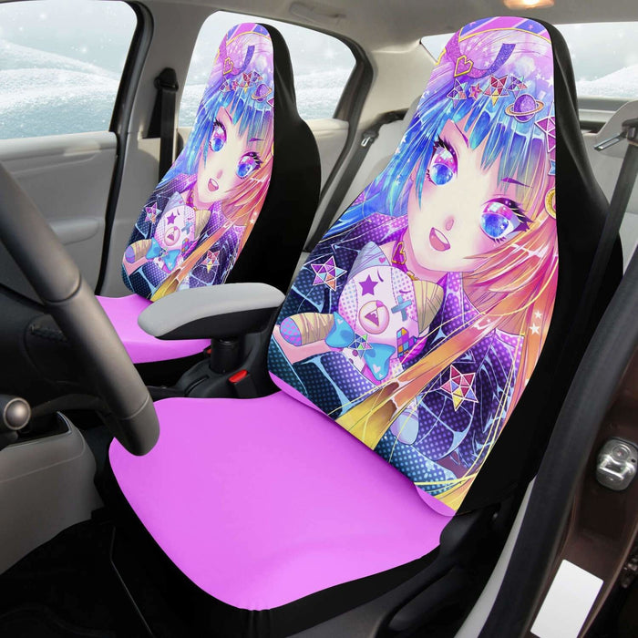 Anime Kawaii Girl Car Seat Covers - One size