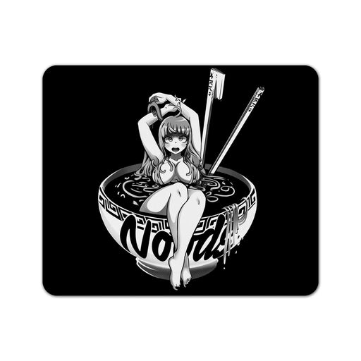 Anime Noodle Girl Mouse Pad