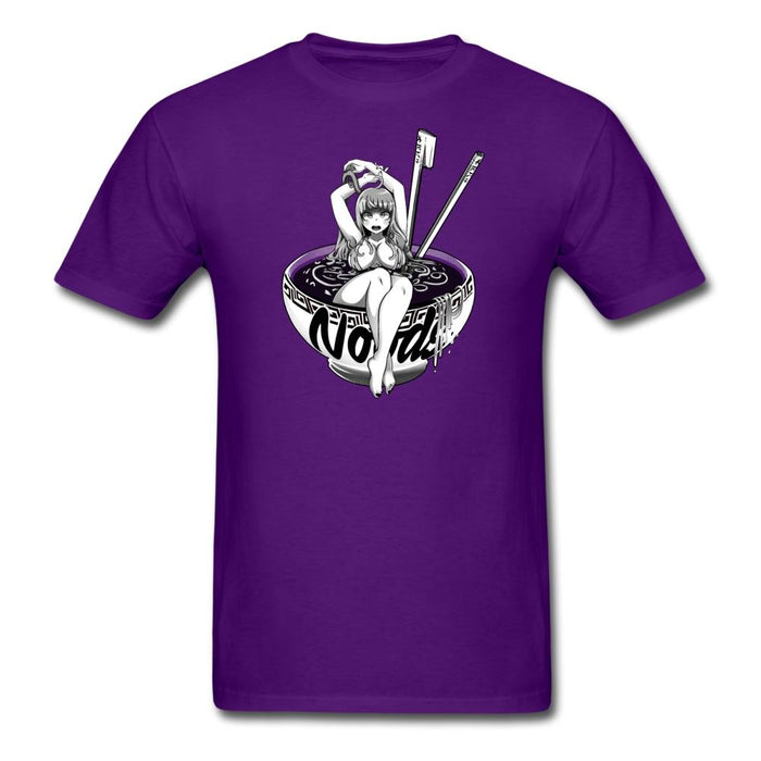 Anime Ramen Noodle Girl Unisex Classic T-Shirt - purple / S