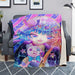 Anime Space Girl Microfiber Fleece Blanket