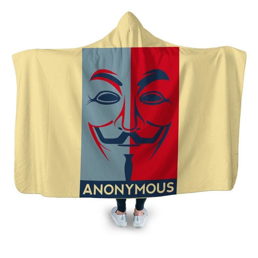 Anonymous Hooded Blanket - Adult / Premium Sherpa