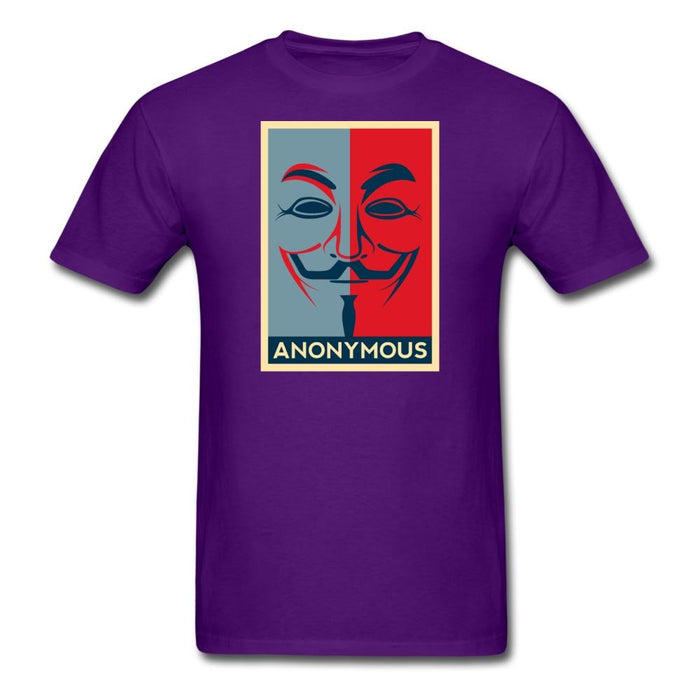 Anonymous Unisex Classic T-Shirt - purple / S