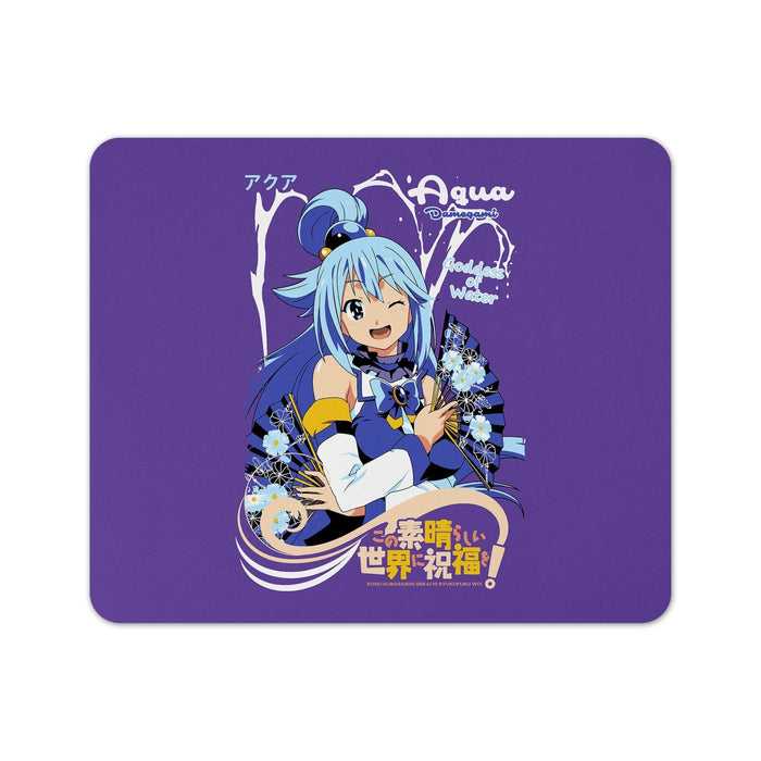 Aqua Anime Mouse Pad