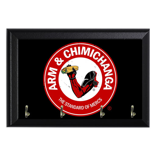 Arm And Chimichanga Key Hanging Plaque - 8 x 6 / Yes