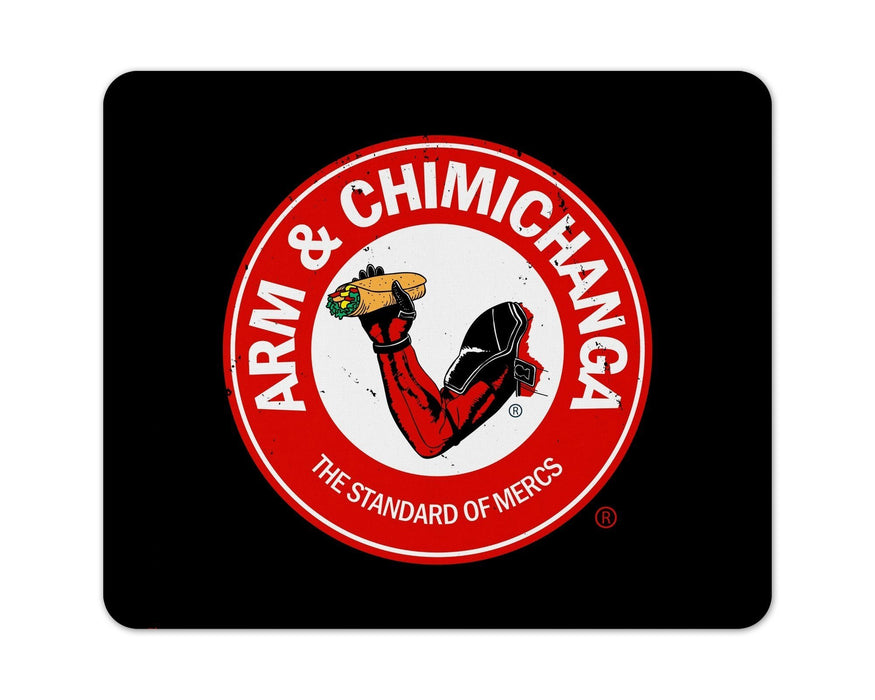 Arm And Chimichanga Mouse Pad