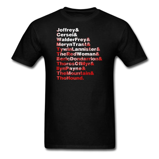 Arya’s List Unisex Classic T-Shirt - black / S