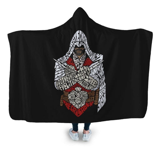 Assassins Hooded Blanket - Adult / Premium Sherpa