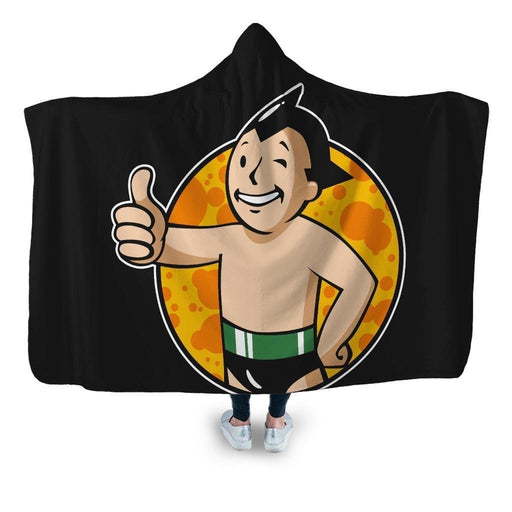 Astro Vault Boy Hooded Blanket - Adult / Premium Sherpa