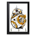 Astromech Droid Watercolor Key Hanging Plaque - 8 x 6 / Yes