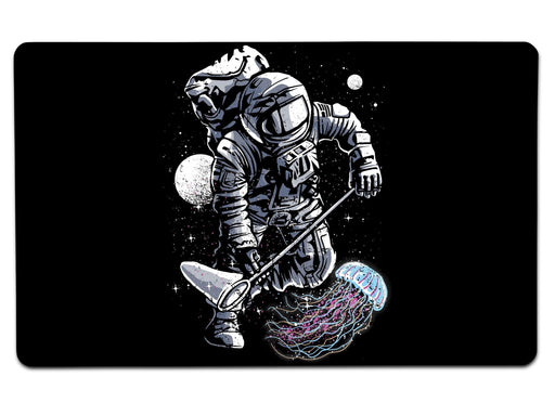 Astronaut Jellyfish Large Mouse Pad