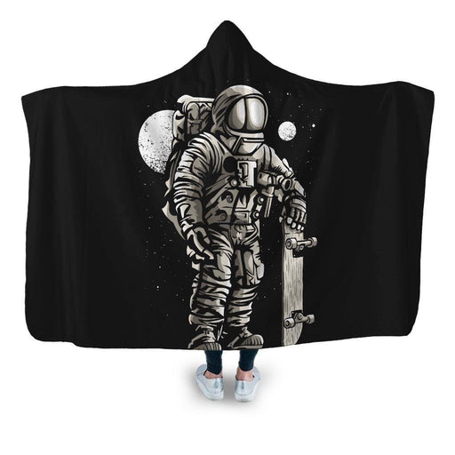 Astronaut Skater Hooded Blanket - Adult / Premium Sherpa