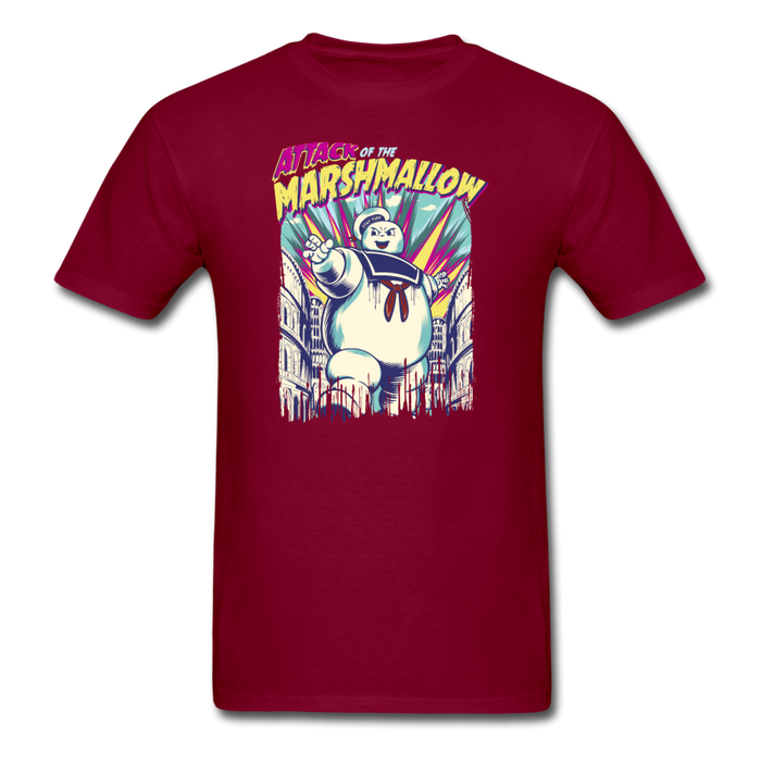 Attack Of The Marshmallow Unisex Classic T-Shirt - burgundy / S