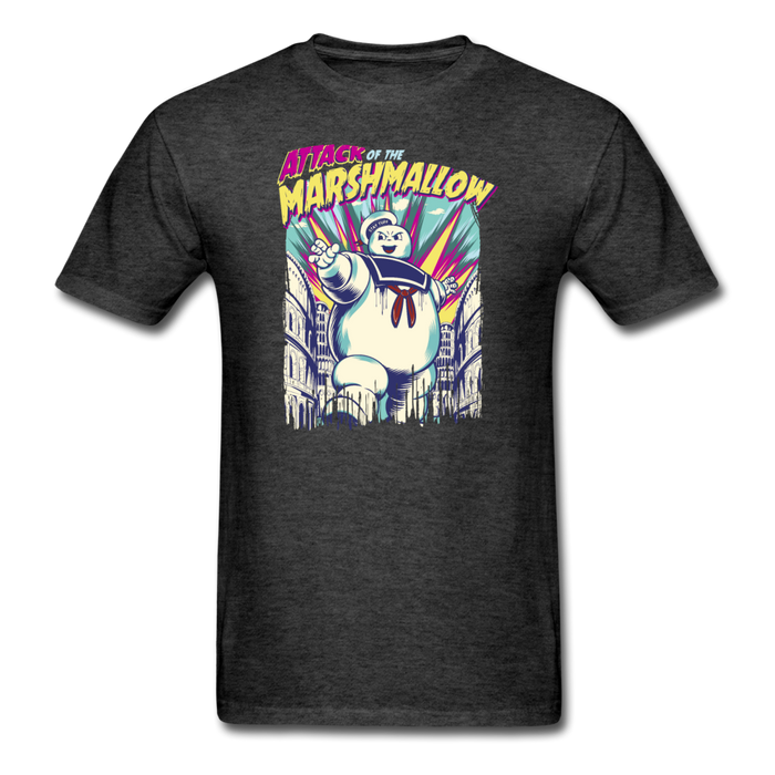 Attack Of The Marshmallow Unisex Classic T-Shirt - heather black / S