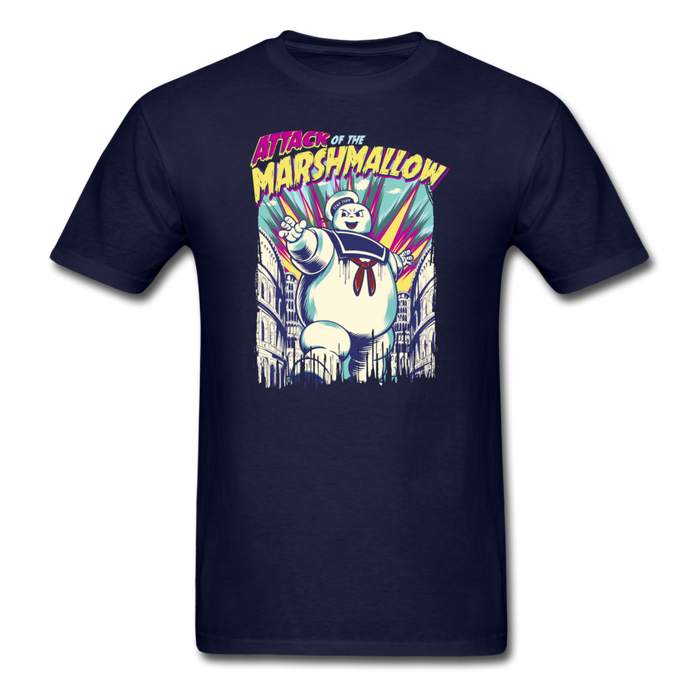 Attack Of The Marshmallow Unisex Classic T-Shirt - navy / S