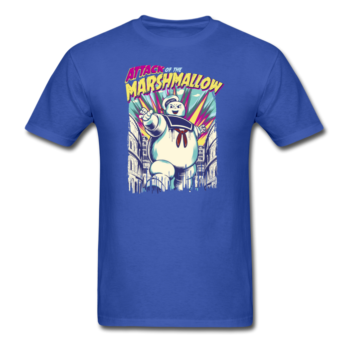Attack Of The Marshmallow Unisex Classic T-Shirt - royal blue / S
