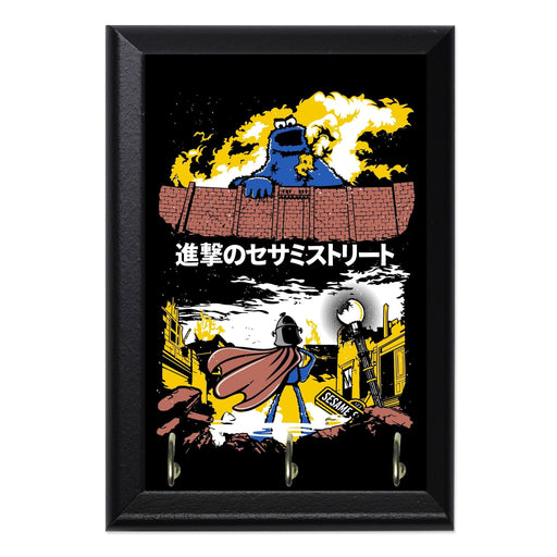 Attack on Sesame Street Key Hanging Wall Plaque - 8 x 6 / Yes