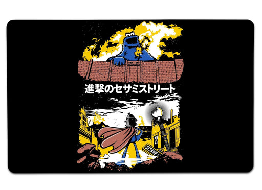 Attack on Sesame Street Large Mouse Pad