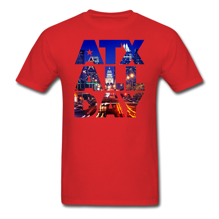Atx All Day Unisex Classic T-Shirt - red / S