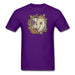 Autumn Barn Owl Skull Unisex Classic T-Shirt - purple / S