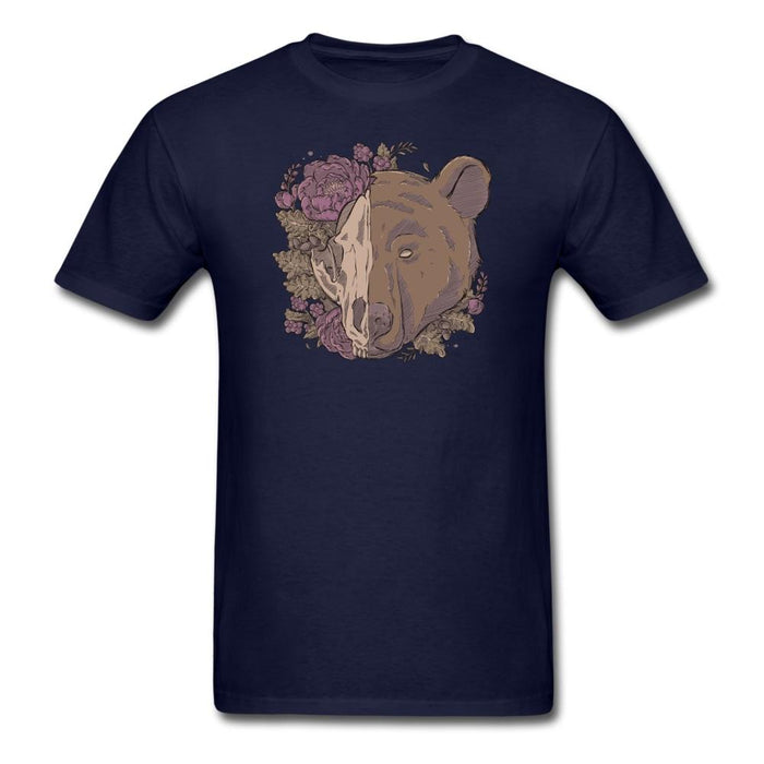 Autumn Bear Skull Unisex Classic T-Shirt - navy / S
