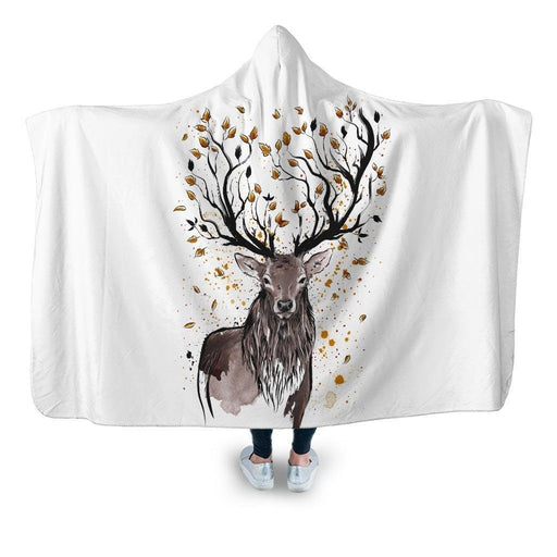 Autumn Feelings Tostadora Hooded Blanket - Adult / Premium Sherpa