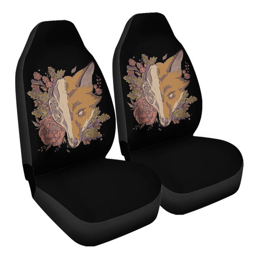 Autumn Fox Skull Car Seat Covers - One size