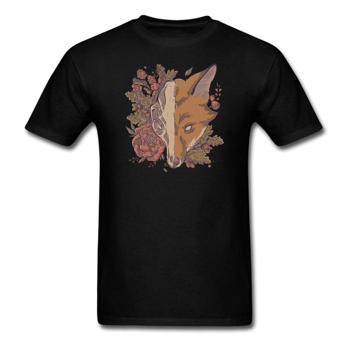 Autumn Fox Skull Unisex Classic T-Shirt - black / S