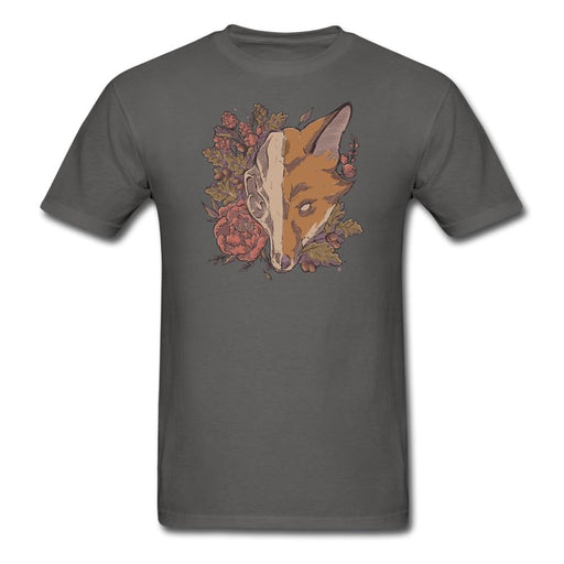 Autumn Fox Skull Unisex Classic T-Shirt - charcoal / S