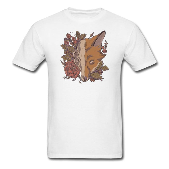 Autumn Fox Skull Unisex Classic T-Shirt - white / S