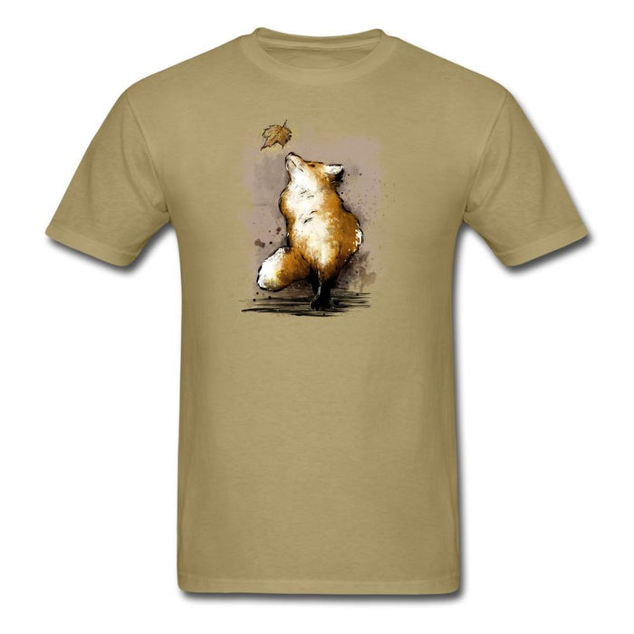 Autumn Fox Unisex Classic T-Shirt - khaki / S