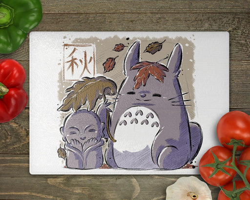 Autumn Totoro Cutting Board