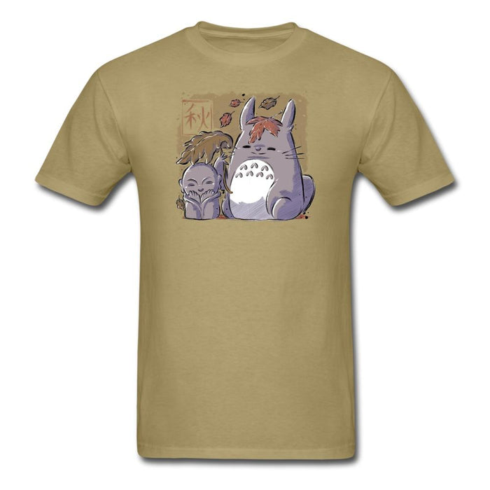 Autumn Totoro Unisex Classic T-Shirt - khaki / S